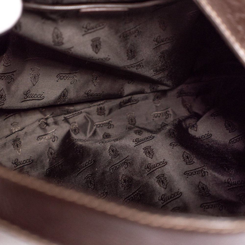 ❌SOLD❌ Authentic GUCCI Leather Hobo Bag - Picture 10 of 15